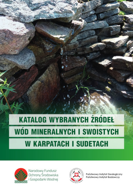 okładka katalogu źródeł wód mineralnych i swoistych