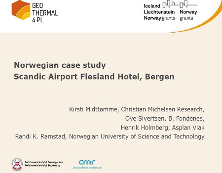 Prezentacja z warsztatów w Chęcinach: "Norwegian case study Scandic Airport Flesland Hotel, Bergen"