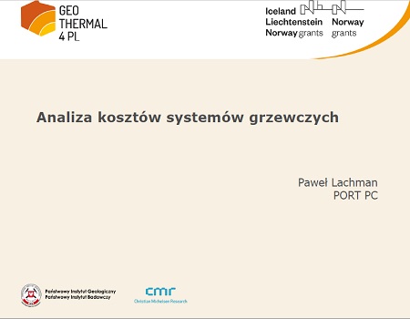 Prezentacja z warsztatów w Chęcinach: "Analiza kosztów systemów grzewczych"
