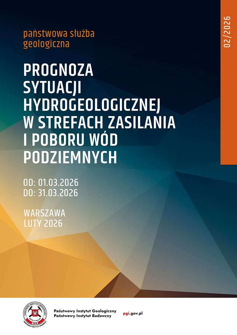 Prognoza sytuacji hydrogeologicznej w strefach zasilania i poboru wód podziemnych na okres od 01.03.2026 do 31.03.2026
