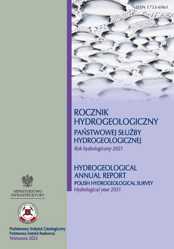 Rocznik hydrogeologiczny Państwowej Służby Hydrogeologicznej 2021