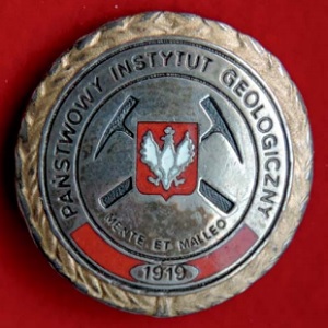 Zaszczytna honorowa Złota Odznaka Państwowego Instytutu Geologicznego