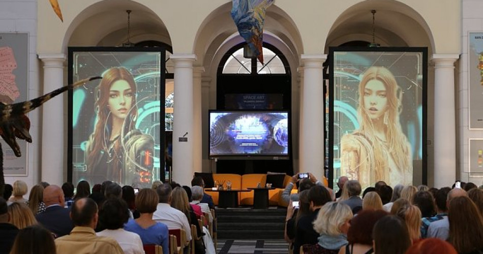 Rozmowa Mikołaja Kopernika i Leonarda da Vinci