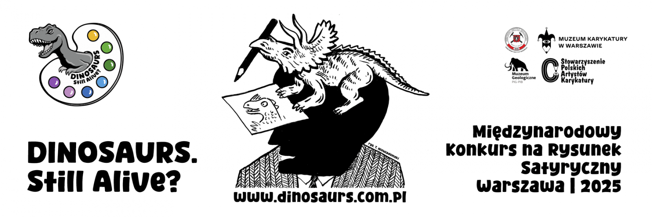 Konkurs na Rysunek Satyryczny Dinosaurs Still Alive