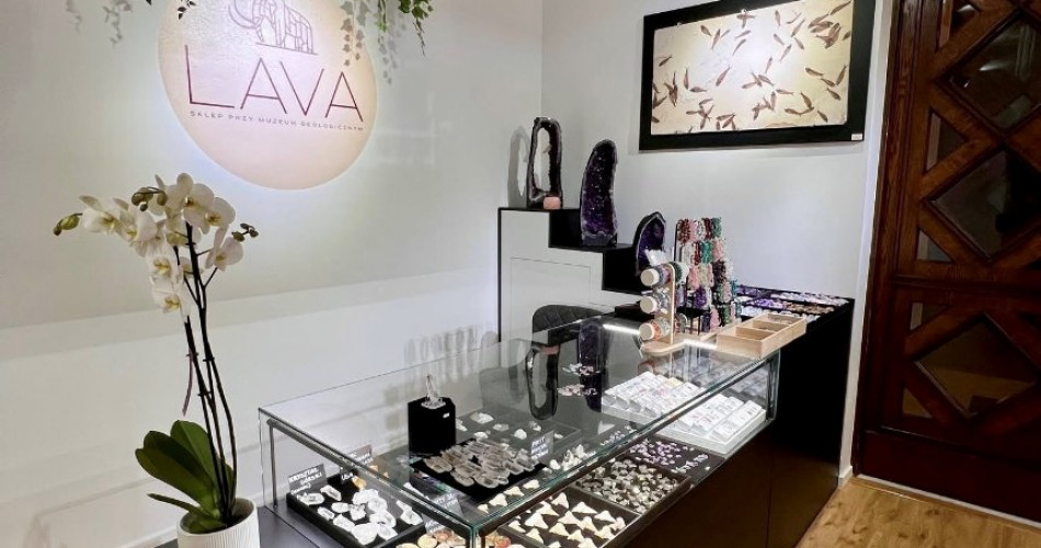 LAVA – sklep przy Muzeum Geologicznym w Warszawie
